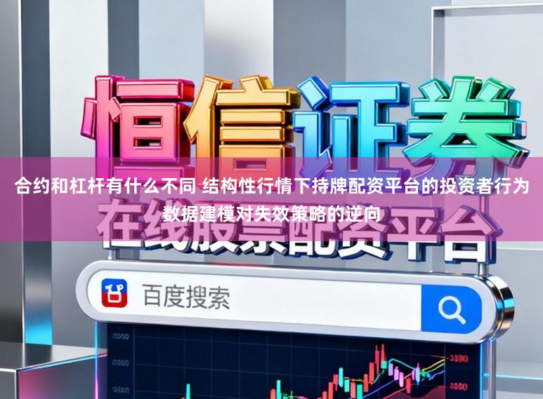 合约和杠杆有什么不同 结构性行情下持牌配资平台的投资者行为数据建模对失效策略的逆向